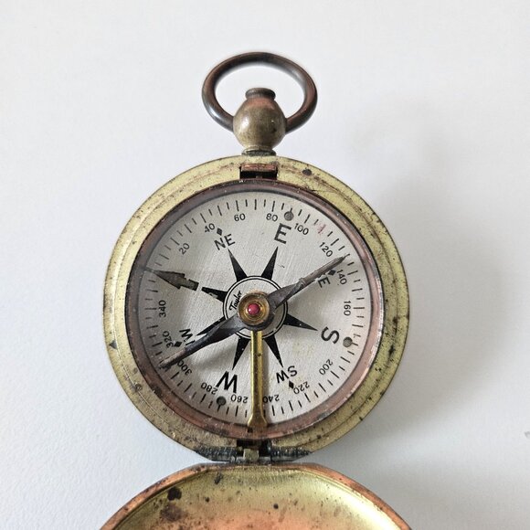 Vintage US Corps of Engineers WWII Brass Compass